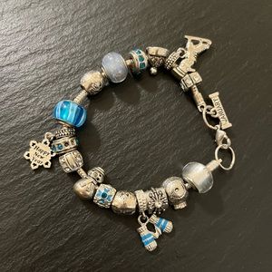Danbury Mint January Charm Bracelet